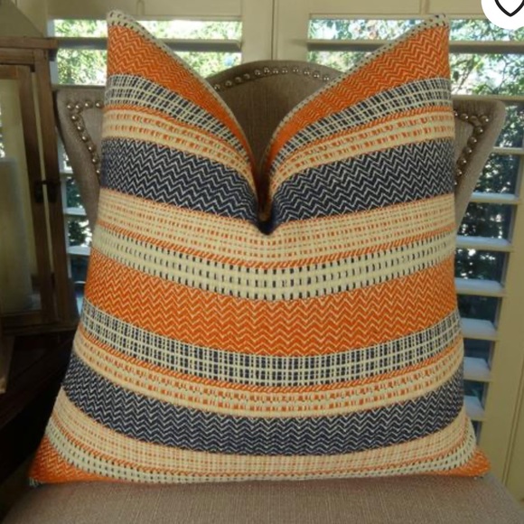 handmade Other - Handmade striped cushion covers - 22” x 22”